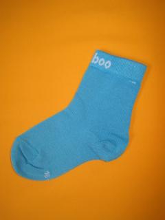Bambusové ponožky Bobik 2 Barva: tyrkysově modrá, Velikost: 22-23 (33,5-35)