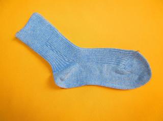 Bavlněné ponožky Bosik - 100% bavlna Barva: světlemodrá, Velikost: 19-20 (28-30)