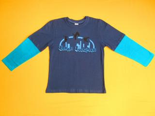 Chlapecké tričko dlouhý rukáv Urban evolution Barva: Modrá, Velikost: 134
