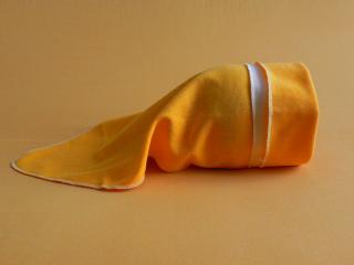 Dívčí čepice - šátek Barva: žlutá, Velikost: 44