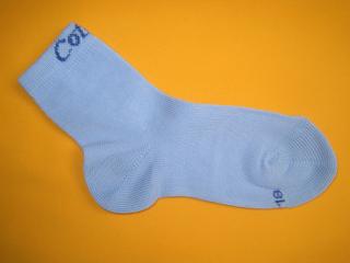 Kojenecké ponožky Jůlinka - 97% bavlna - výprodej Barva: světlemodrá, Velikost: 16-18 (24-27)