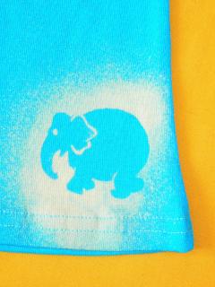 Leginy do zvonu Barva: tyrkysově modrá, Varianta: Motiv slon, Velikost: 104