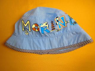 Letní plátěný klobouček Morine Barva: světlemodrá, Velikost: 48