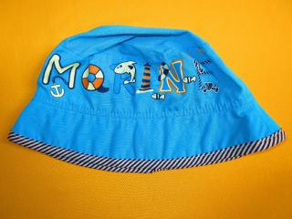Letní plátěný klobouček Morine Barva: tyrkysově modrá, Velikost: 46