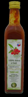 100% šťáva z GOJI Premium Pure s dužinou 500 ml