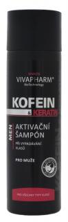 Kofeinový šampon s keratinem pro muže VIVAPHARM 200ml