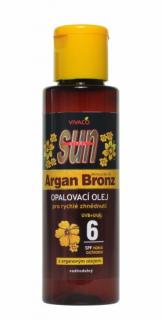 Opalovací olej s BIO arganovým olejem SPF 6 SUN VITAL