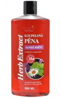 Pěna do koupele Alpské květy HERB EXTRACT