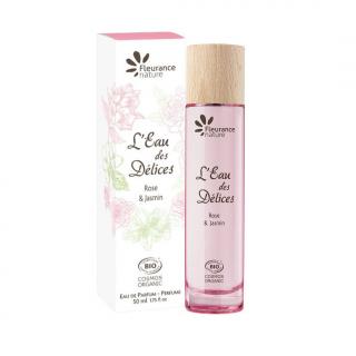 FLEURANCE NATURE Dámská parfémová voda L'Eau des Délices Rose - Jasmin 50ml