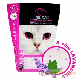 Fine Cat silicagel catlitter stelivo levandule 3,8L