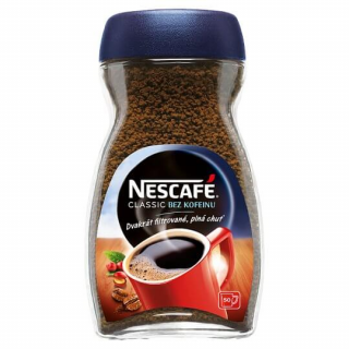Nescafe classic decaff jar instantní káva 100g (bez kofeinu)