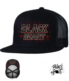 Kšiltovka BLACK HEART WEB