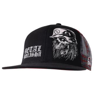 Kšiltovka METAL MULISHA MAYHEM FLEX HAT Barva: Černá, Velikost: L/XL