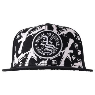 Kšiltovka METAL MULISHA SPRAYED SNAPBACK HAT Barva: Černá, Velikost: L/XL