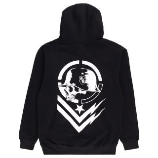 METAL MULISHA Mikina LIGHT HOODIE Barva: Červená, Velikost: XXL