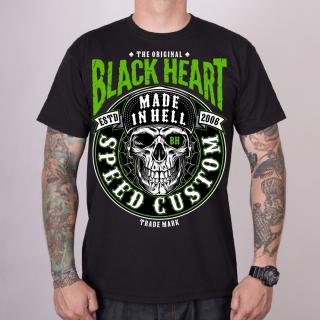 MOTORKÁŘSKÉ Triko BLACK HEART DESOLATE Barva: Černá, Velikost: 3Xl