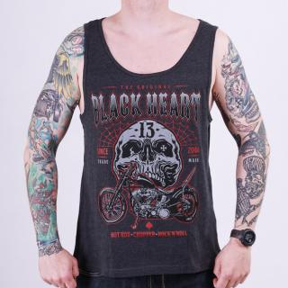 Pánské Tílko BLACK HEART GANGLAND Barva: šedá, Velikost: 3Xl