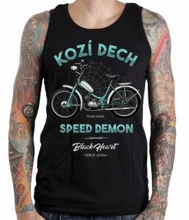 Pánské Tílko BLACK HEART KOZÍ DECH Barva: Černá, Velikost: XL