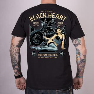 Pánské Triko BLACK HEART AVA Barva: Černá, Velikost: L