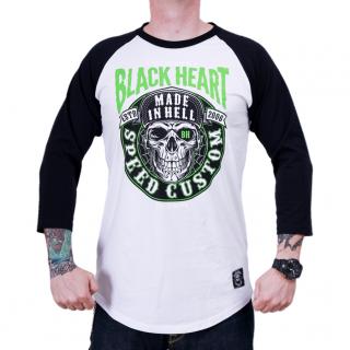 Pánské Triko BLACK HEART DESOLATE RG Barva: Bílá, Velikost: L