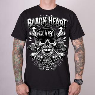 Pánské Triko BLACK HEART SINNER Barva: Černá, Velikost: 3Xl