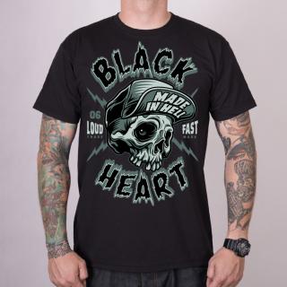 Pánské Triko BLACK HEART SPIKE Barva: Černá, Velikost: 3Xl