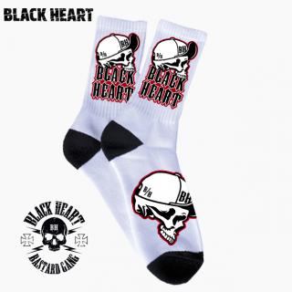 Ponožky BLACK HEART CAPSKULL Velikost: 10-11