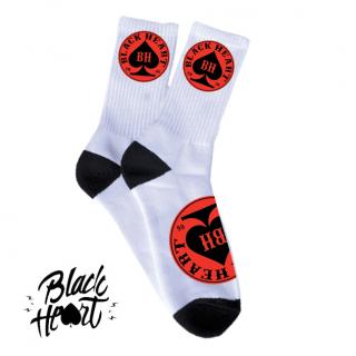 Ponožky BLACK HEART RED ACE Velikost: 10-11