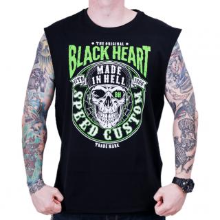 Triko bez Rukávu BLACK HEART DESOLATE Barva: Černá, Velikost: XL