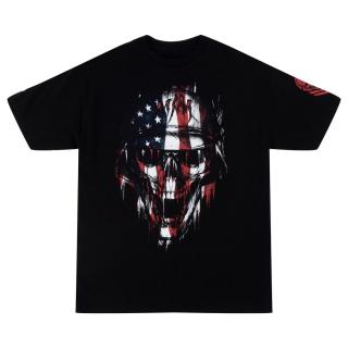 Triko METAL MULISHA PATRIOT TEE Barva: Černá, Velikost: XL