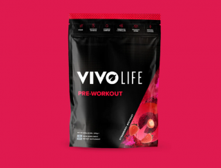 PreWorkout nápoj Jahoda s červenou řepou - VIVO LIFE (255g)