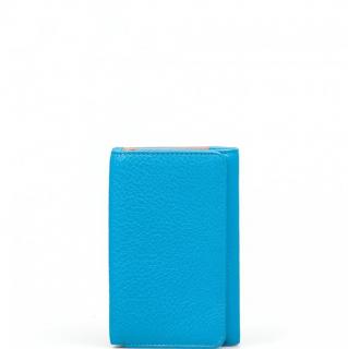 Dámská kožená peněženka Claudia modrá
