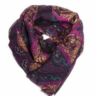 Dámský šátek Victoria s motivem fialový