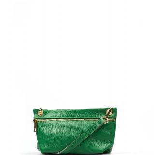 Kožená mini kabelka Eliana zelená