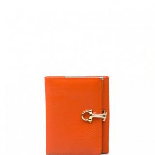 Kožená peněženka Lily oranžová