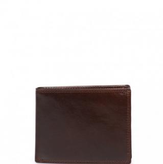 Pánská kožená peněženka Taiga tmavě hnědá