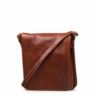 Pánské kožené crossbody Milano hnědé