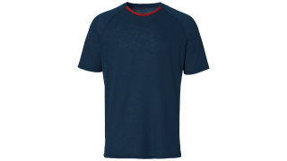 Pánské merino triko s krátkým rukávem modré Velikost: 2XL