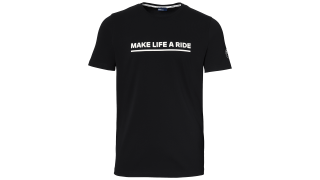 Pánské triko Make Life a Ride černé Velikost: M