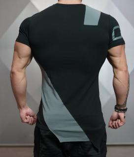 Pánské tričko DC Cue - black / grey Velikost: M