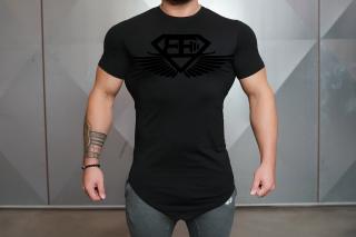 Pánské tričko Engineered Life T 2.0 - black on black Velikost: XL