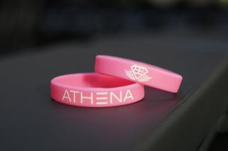 Silikonový náramek ATHENA – pink