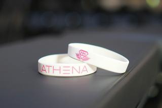 Silikonový náramek ATHENA - white