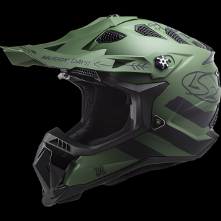 PŘILBA LS2 MX 700 SUBVERTER CARGO MATT MILITARY GREEN Velikost: 2XL