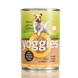 Yoggies krůtí konzerva pro psy s batáty a bodlákovým olejem Velikost balení: 400 g