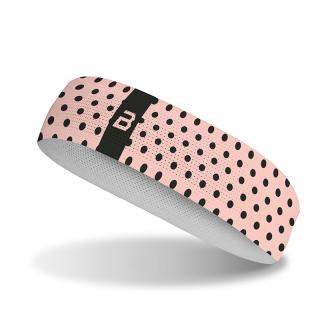 Bosa Elastic Dots salmon - sportovní čelenka