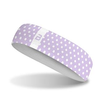 Bosa Elastic Dots violet - sportovní čelenka