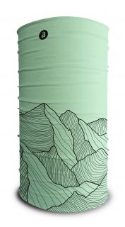 Multifunkční šátek Mountain green