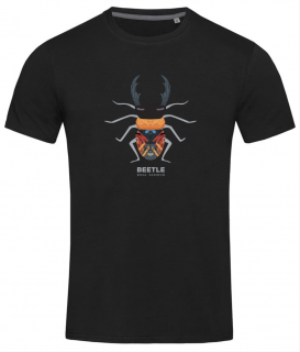Pánské tričko Beetle black Velikost: S