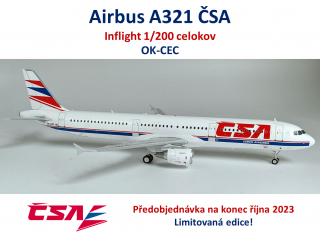 Airbus A321 ČSA Czech Airlines ("1990s" Colors OK-CEC)